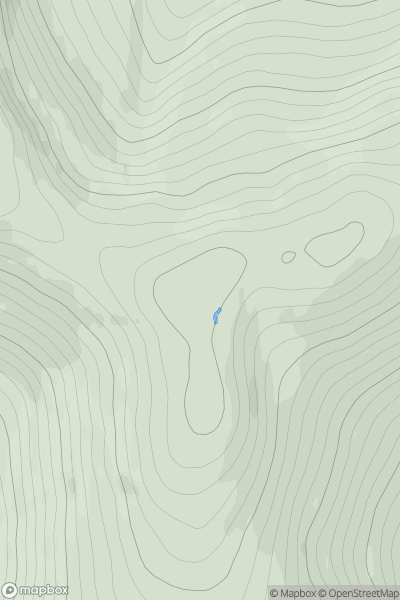 Thumbnail image for Carn Liath [Cairngorms] showing contour plot for surrounding peak